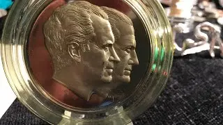 Big Mac Coin/Token versus A Whopper (Teller) Medal