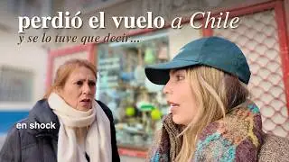 REACCI&Oacute;N DE MI MAM&Aacute; al perder su vuelo....💔 + nieve en Madrid !