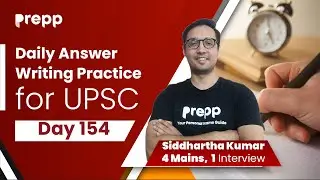 Daily Answer writing practice for UPSC Day  154 | UPSC CSE Mains