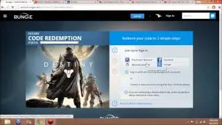 Destiny Beta - How to redeem your beta code on Bungie.net