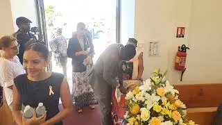 NEUTRAL NEWS , FUNERAL OF CELINE VLAUN LARMONY  GRAND CASE ROMAN CATHOLIC CHURCH  18 DEC 2025