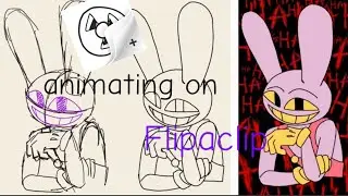 Animation process on Flipaclip 