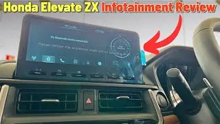Honda Elevate ZX 2026 Infotainment Review✅