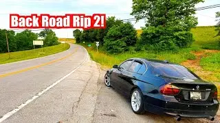 BMW 335I On A Back Road Rip! Raw Engine Sounds!