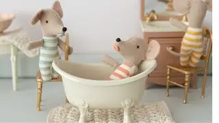 Maileg Bathroom Accessories for the Mouse Family