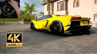 LAMBORGHINI 2012 AVENTADOR 700-4 791 HP  - FORZA HORIZON 5 XBOX SERIES X 4K 60 FPS THRUSTMASTER TX