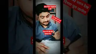Secret Of My KVS Study Plan #secret_my_kvs_plan #my_first_Study_vlog #shorts #kvsprt #kvs_2023_plan