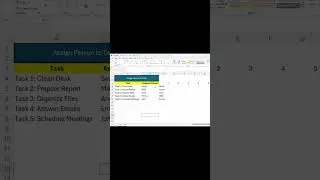 🎲 Random Task Picker with Excel VBA! No Repeats, Just Magic! 🤯✨ #ExcelTips #Automation  #shortsvideo