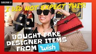 I TRIED FAKE DESIGNER ITEMS FROM WISH! IM SHOOK!
