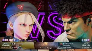 Street Fighter 6 ¤ Ryu vs Cammy Ranked match