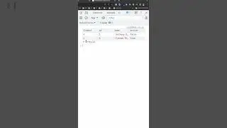 console.table Javascript 
