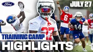 Top Training Camp Highlights | July 27 | New York Giants