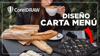 CURSO de DISE&Ntilde;O de CARTA MEN&Uacute; para RESTAURANTE BAR en CorelDRAW 2023