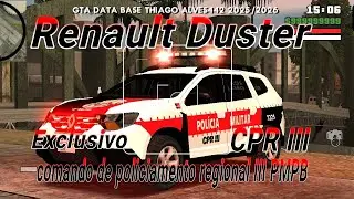 Renault Duster da CPR III comando de policiamento regional III PMPB exclusivo