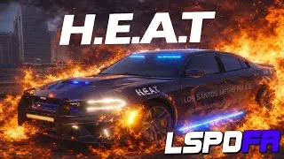 GTA 5 LSPDFR🔴It's A H.E.A.T Patrol LSMPD 2023 Dodge Charger SRT City #lspdfr #supportsmallcreators