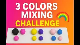 Color Fusion Experiment 🎨 | Relaxing Clay Mixing ASMR