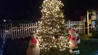 TRAVS HAUNTED YARD 2021 HAUNTED WALK THROUGH PART 1