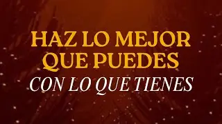 Haz lo mejor que puedes con lo que tienes. ❤️🎄