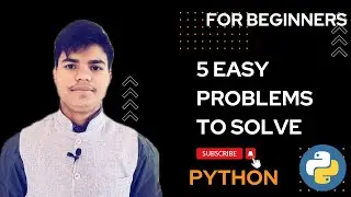 5 easy programs to solve for python beginners #python #beginners #5easyprograms