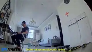 SPCMAKER Bat78HD F4 AIO 2-4S FPV Racing Drone RunCam Split 3 Nano whoop 5.8G 400mW VTX Four Receiver