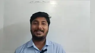 1st Order Reaction || Integrated Rate Equation || Half Life, Graphs, DOD