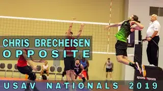 Chris Brecheisen - Opposite Hitter Highlights | USAV Nationals 2019