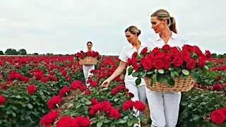 I Couldn't Believe They Were Growing Roses in the Desert Until I Saw This Video inside the factory