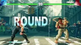 RANK BATTLE: Street Fighter V: Shinwar (Nash) vs furryhawk (Ryu)