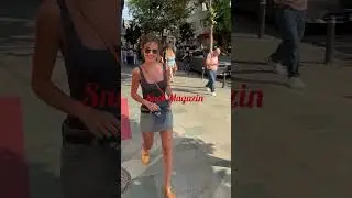 Bensu Soral, Nişantaşı'nda g&ouml;r&uuml;nt&uuml;lendi. Oyuncu, sokak kombiniyle dikkat &ccedil;ekti