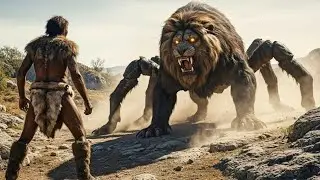 Life Million Years Ago | A Prehistoric Man Encounters a Giant Spider Monster in the Stone Mountains