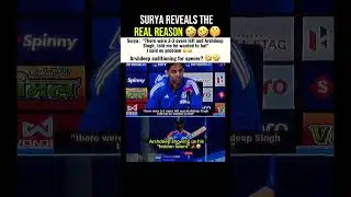 Surya Kumar Yadav Reveals Why He Didn&rsquo;t Bat vs Oman 😂 | Arshdeep&rsquo;s Funny Wish #shortfeed