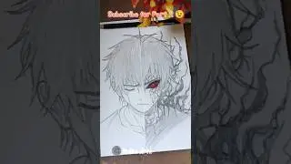 Dark Power Awakening ✨| Part-1 #animeart #drawing #darkanime #artshorts #shorts