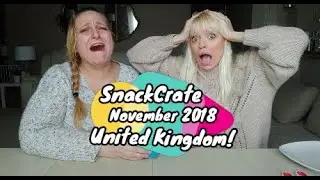 SnackCrate Unboxing with my friend Bo - United Kingdom! - November 2018