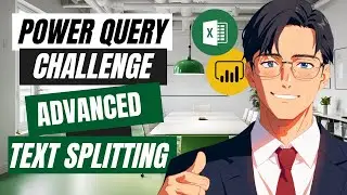 Split Text Like a Pro! - Power Query Challenge 55