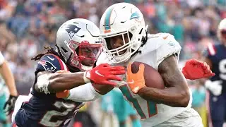 Every week 1 reception from Jaylen Waddle