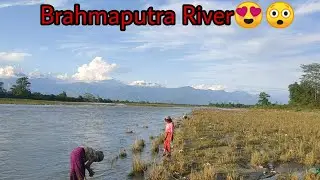 #Brahmaputrariver #Nature                                      The branch of Brahmaputra-THE KAMLANG
