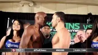 Bernard Hopkins vs Karo Murat weigh in & face off | True HD