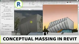 Conceptual Massing in Revit | Sketch to 3d Modeling Tutorial