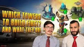 Which Towers to Build First? And What They Do!
