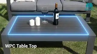 Solaste Aluminum Patio Furniture Set（KX-AL02/01-124）