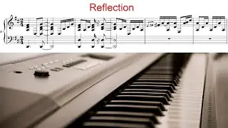 Korg Original (M. Tempia) - Reflection piano sheet music (ноты для фортепиано)