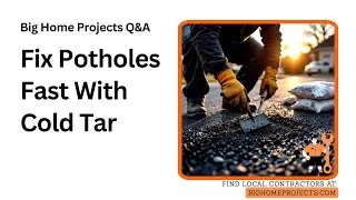 Cold Tar Pothole Fix Guide Using Solvent-Set Patch Mix