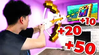 REAL LIFE MINECRAFT TRICK SHOTS!