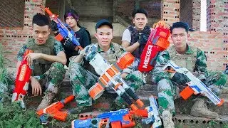 LTT Game Nerf War : Winter Warriors Nerf Guns N-Strike Fight Attack Dangerous Crime