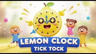 Lemon Clock Tick Tock 🍋⏰ | Nursery Rhymes for Babies | Learn Time with Fun Song