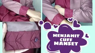 MENJAHIT CUFF MANSET.