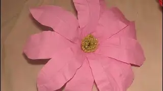 Wow! Beautiful Crepe Paper Flower🌸DIY craft idea/Flower decorations/Rose making with crepe paper#fun