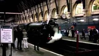 Class A1 Pacific Tornado Arrival at Kings Cross in 2009