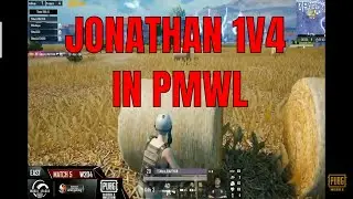 Tsm Entity Jonathan Dominating Pmwl Match 5 | Chicken Dinner 1v4    Jonathan vs T1