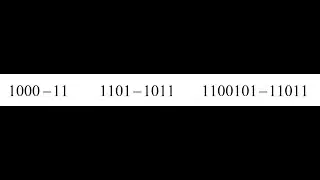 How to Subtract Binary Numbers | Binary Subtraction Explained 21